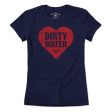 Dirty Water Baseball Heart T-Shirt For Sale