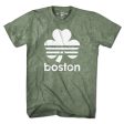 Boston Shamrock Retro T-Shirt Sale