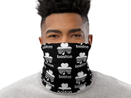 Boston Retro Shamrock Neck Gaiter For Cheap