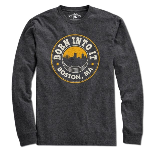 Born Into It Boston Hockey T-Shirt Hot on Sale