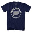 Born Into It Connecticut T-Shirt Online Sale