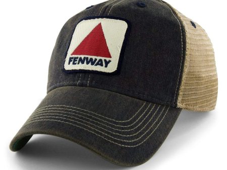 Fenway Patch  Dirty Water  Mesh Trucker Navy Hat Online