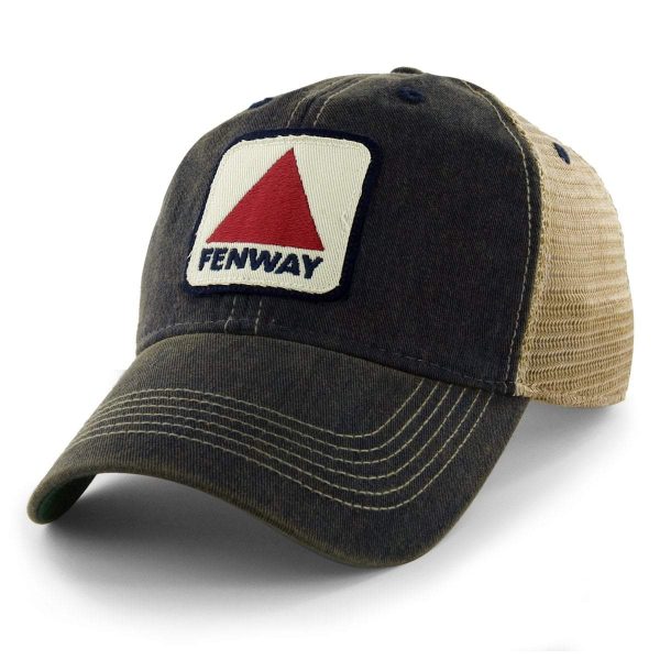 Fenway Patch  Dirty Water  Mesh Trucker Navy Hat Online