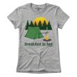 Breakfast in Bed Camping T-Shirt For Cheap