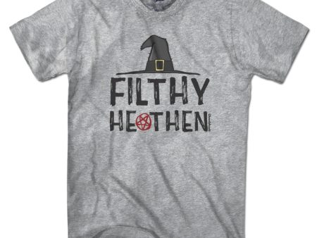 Filthy Heathen Gray T-Shirt Fashion