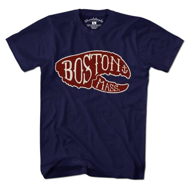 Boston Lobstah Claw T-shirt Hot on Sale