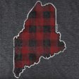 Buffalo Plaid Maine T-Shirt Discount