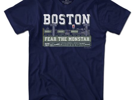 Boston Green Monstah Skyline T-Shirt Supply