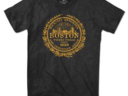 Boston City Seal T-Shirt Online now