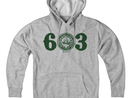 603 New Hampshire Seal Hoodie Fashion