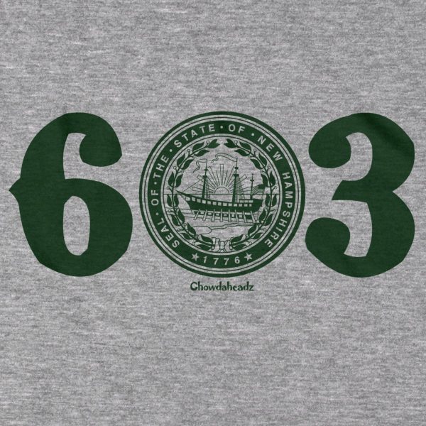 603 New Hampshire Seal T-Shirt For Discount