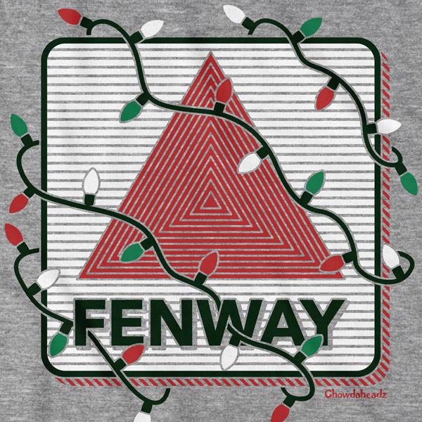 Fenway Holiday Lights T-Shirt Cheap