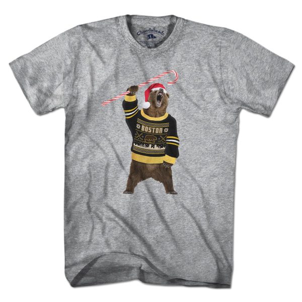 Boston Holiday Sweater Bear T-Shirt Fashion