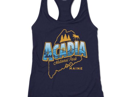 Acadia National Park Ladies Tank Top (2 Colors) Cheap