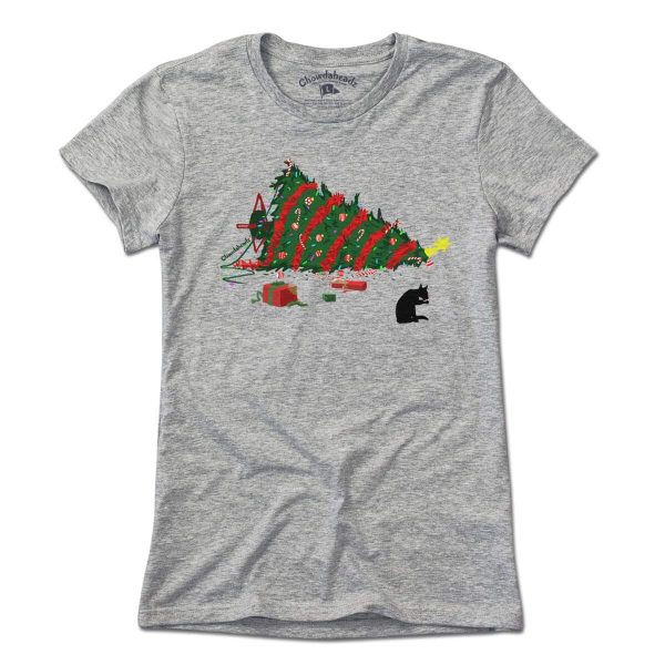 Christmas CATastrophe T-Shirt For Cheap