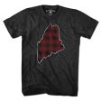 Buffalo Plaid Maine T-Shirt Discount