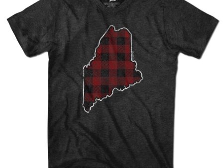 Buffalo Plaid Maine T-Shirt Discount