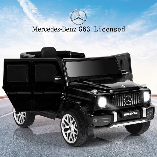 12V Mercedes-Benz G63 Licensed Kids Ride On Car with Remote Control-Black Hot on Sale