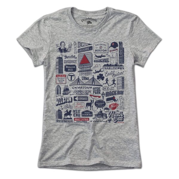 Boston Tourist Attraction T-Shirt Fashion