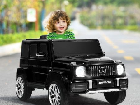 12V Mercedes-Benz G63 Licensed Kids Ride On Car with Remote Control-Black Hot on Sale