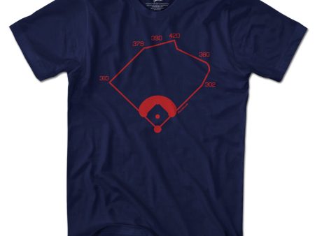 Boston Ballpahk Dimensions T-Shirt Online Hot Sale