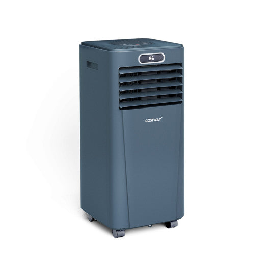 10000 BTU 4-in-1 Portable Air Conditioner with Dehumidifier and Fan Mode-Dark Blue Online Hot Sale