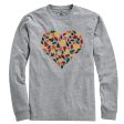 Fall Leaves Heart T-Shirt For Cheap