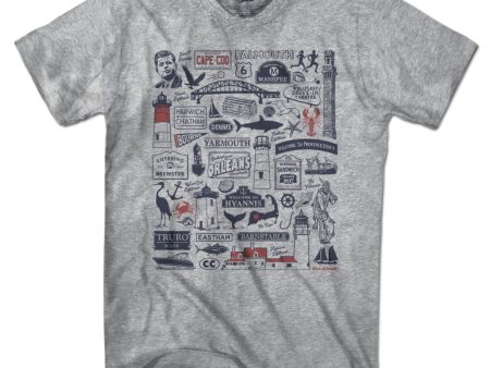 Cape Cod Tourist Attraction T-Shirt on Sale