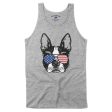 Patriotic Boston Terrier Men s Tank Top Hot on Sale