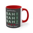 Bah! Bah! Bah! Accent Coffee Mug, 11oz Online Sale