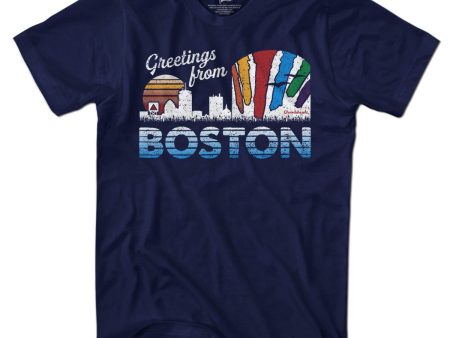 Greetings From Boston T-Shirt Online