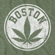 Distressed Boston Leaf T-Shirt Fashion