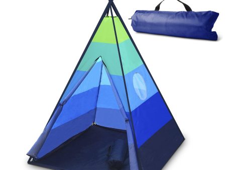 Teepee Tent (Blue) by USA Toyz Online Sale