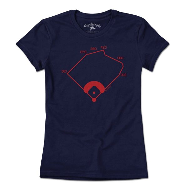 Boston Ballpahk Dimensions T-Shirt Online Hot Sale