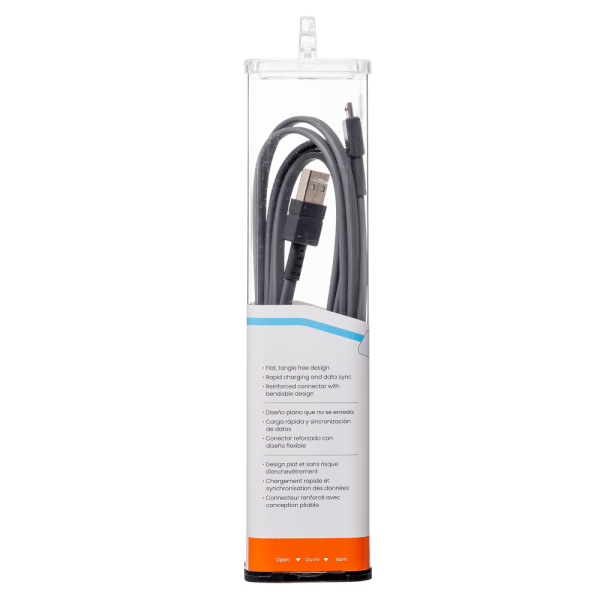 Ventev Chargesync Flat USB A to Micro Cable 6ft by Ventev For Discount