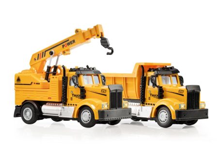 2-In-1 Mini Construction RC Trucks by USA Toyz Online now