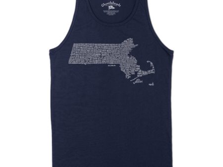 Massachusetts Cities & Towns Men s Tank Top Discount