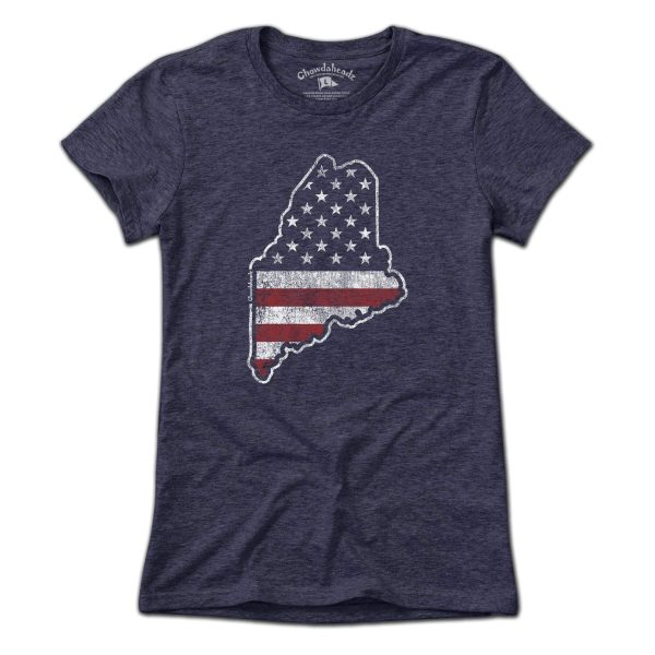 American  Maineiac  USA T-Shirt Fashion