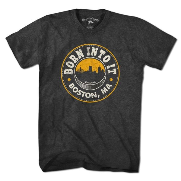 Born Into It Boston Hockey T-Shirt Hot on Sale