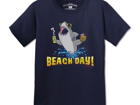 Beach Day Shark Youth T-Shirt Online Sale