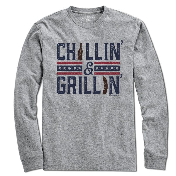 Chillin  & Grillin  T-Shirt For Discount