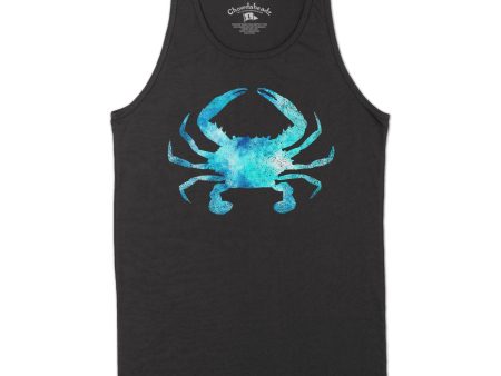 Blue Crab Watercolor Men s Tank Top on Sale