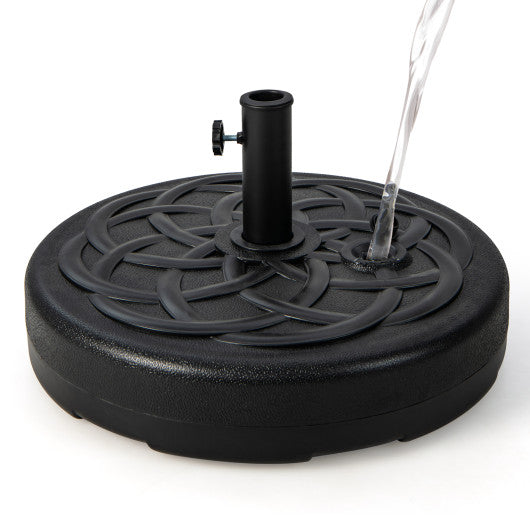 22 Inch Fillable Heavy-Duty Round Patio Umbrella Base Stand Online now