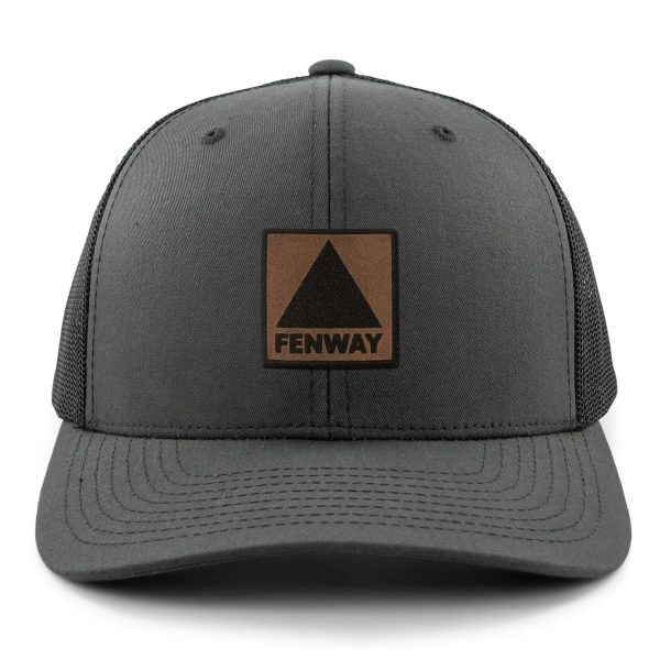 Fenway Leather Patch Classic Snapback Trucker Hot on Sale