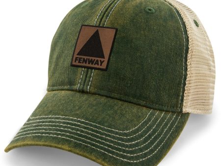 Fenway Leather Patch Dirty Water Trucker Fashion