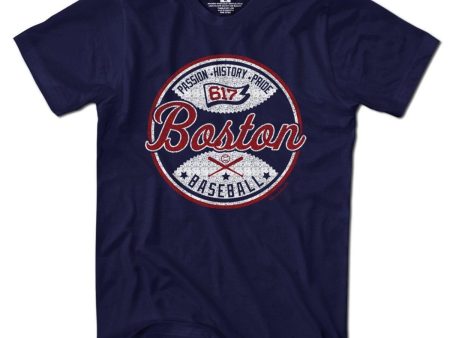 Boston Baseball Passion History Pride T-Shirt For Cheap