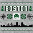 Boston Shamrock Ugly Sweater T-Shirt For Cheap