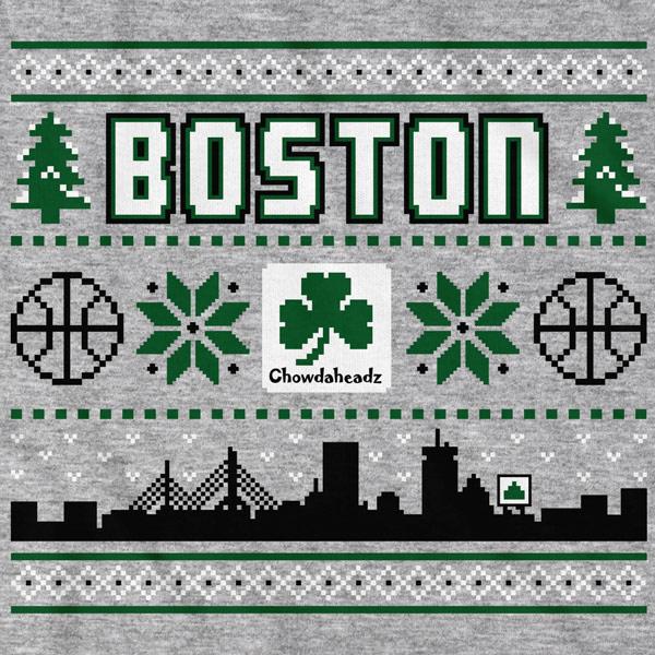 Boston Shamrock Ugly Sweater T-Shirt For Cheap