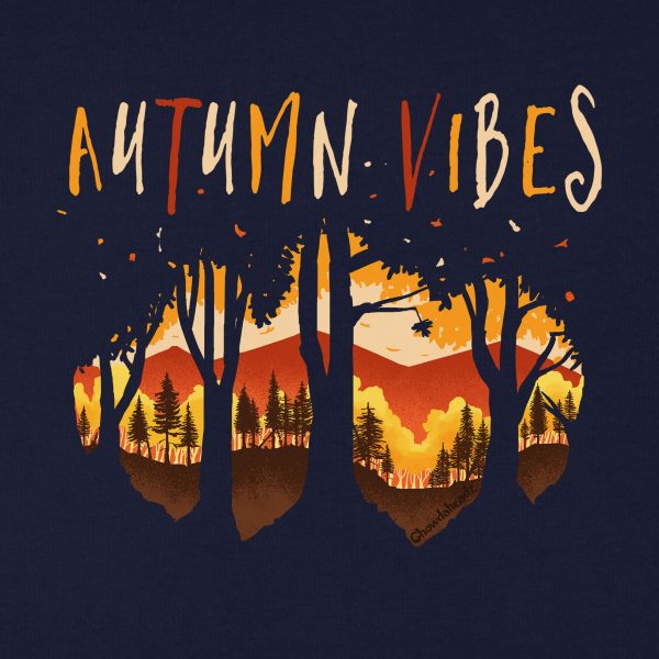 Autumn Vibes Youth Hoodie Fashion