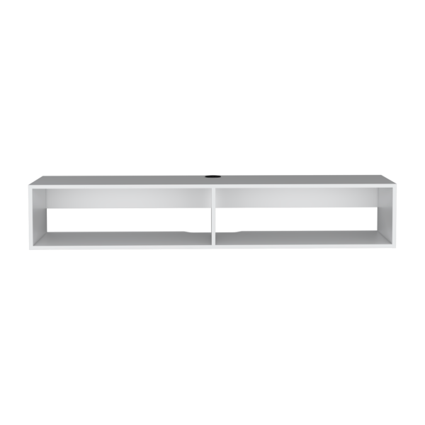 59  White Floating Mount TV Stand Supply